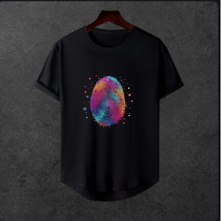 Oversize Modern Boy Pamuklu EtekKısmıOval T-shirt